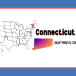 Connecticut State Map with County Map