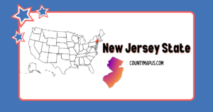 NJ State Map with County Map